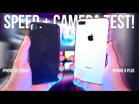 iPhone SE 2 vs iPhone 8 Plus SPEED + CAMERA Test 🔥| Downgrade or