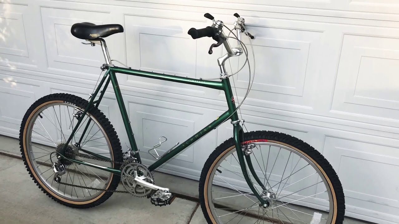 1985 Schwinn Cimarron Retro Mountain Bike Vintage - YouTube