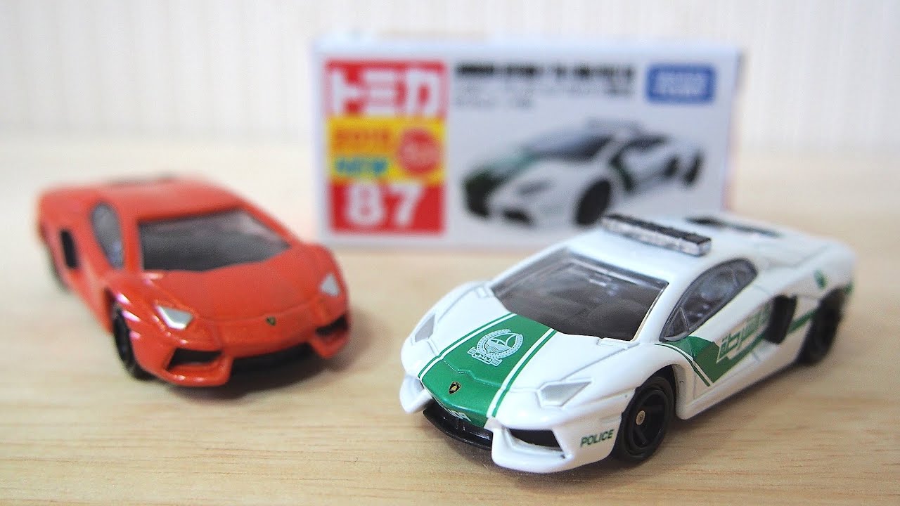 トミカ】No.87 ランボルギーニアヴェンタドールドバイ警察仕様