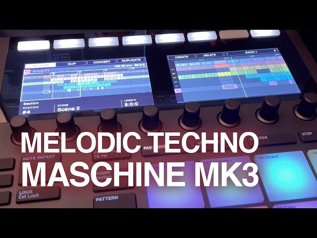 MASCHINE MK3 Melodic Techno - Complete track made on the hardware