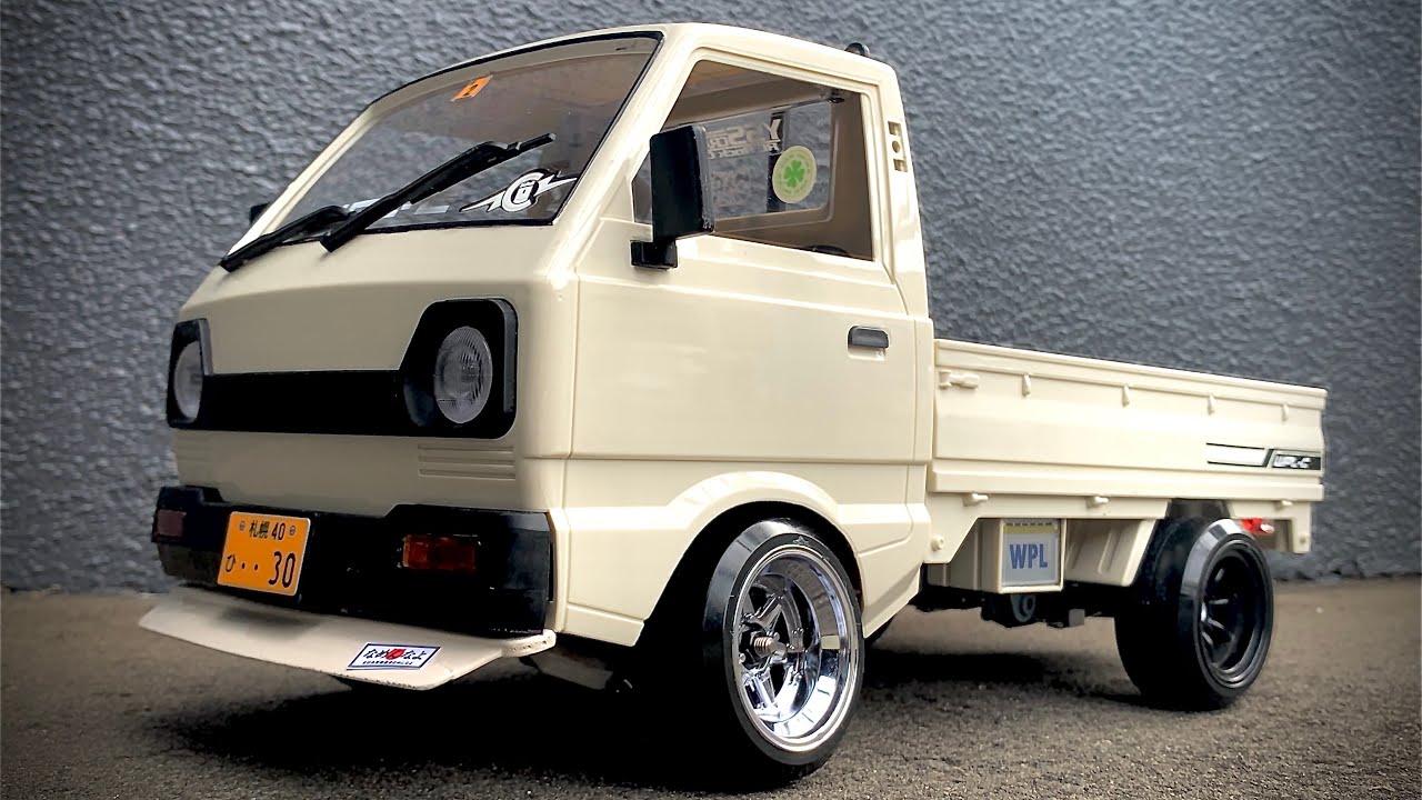 WPL D12 ドリフトセットアップ Drift specification suspension - YouTube