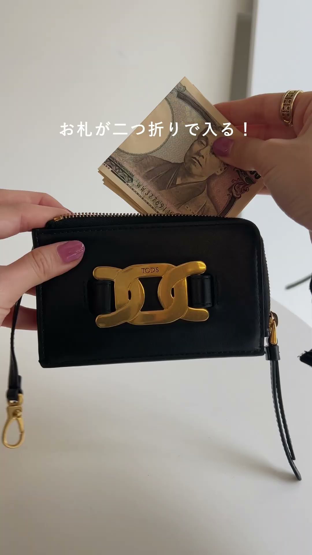 TOD'S KATEフラグメントケース #shorts #カードケース #ミニ財布 - YouTube