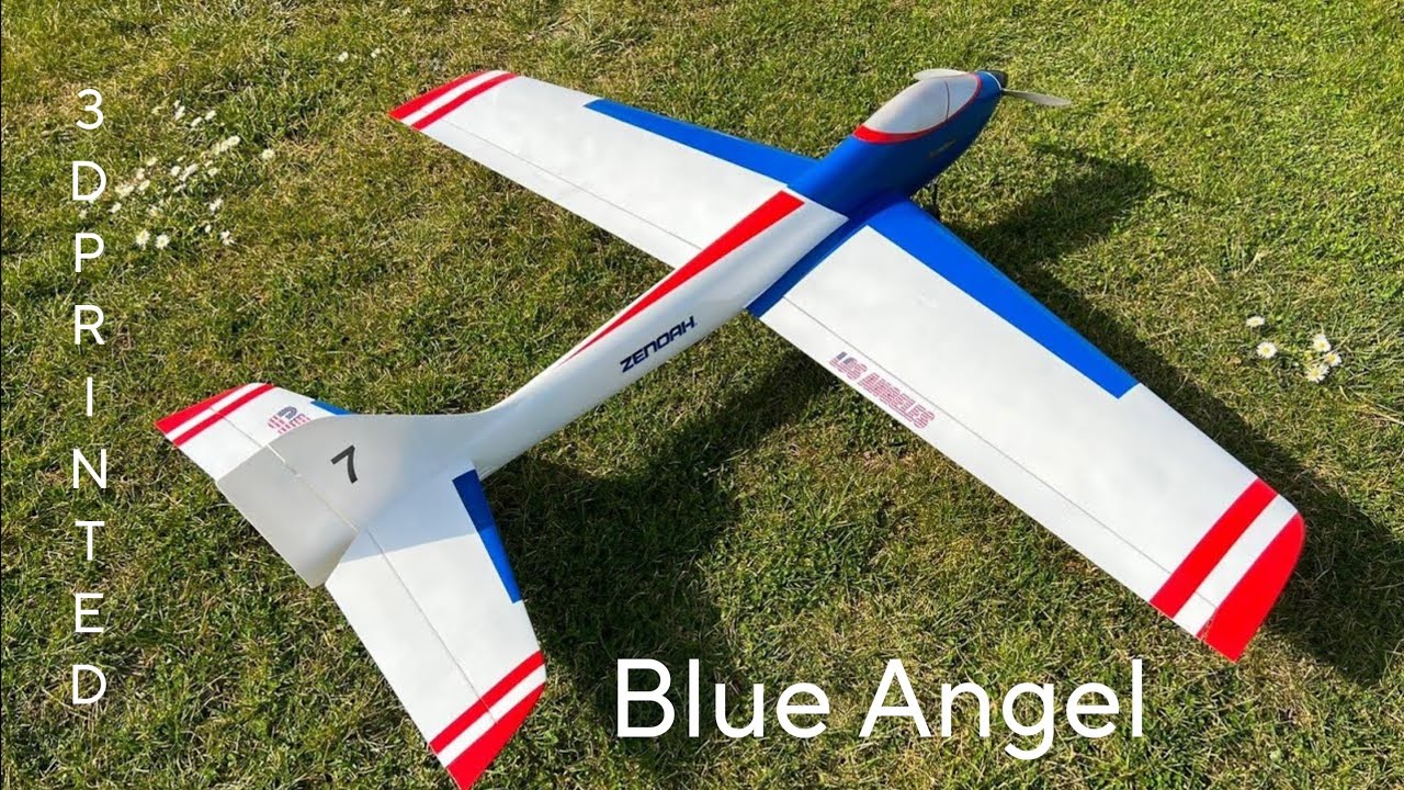 RC-1 Pattern MK Blue Angel 20 (40) 3D printed plane from 3d_
