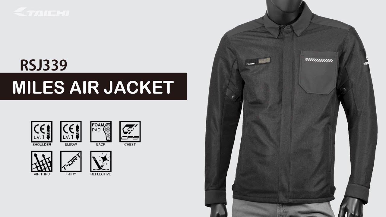 TAICHI】RSJ339 MILES AIR JACKET - YouTube