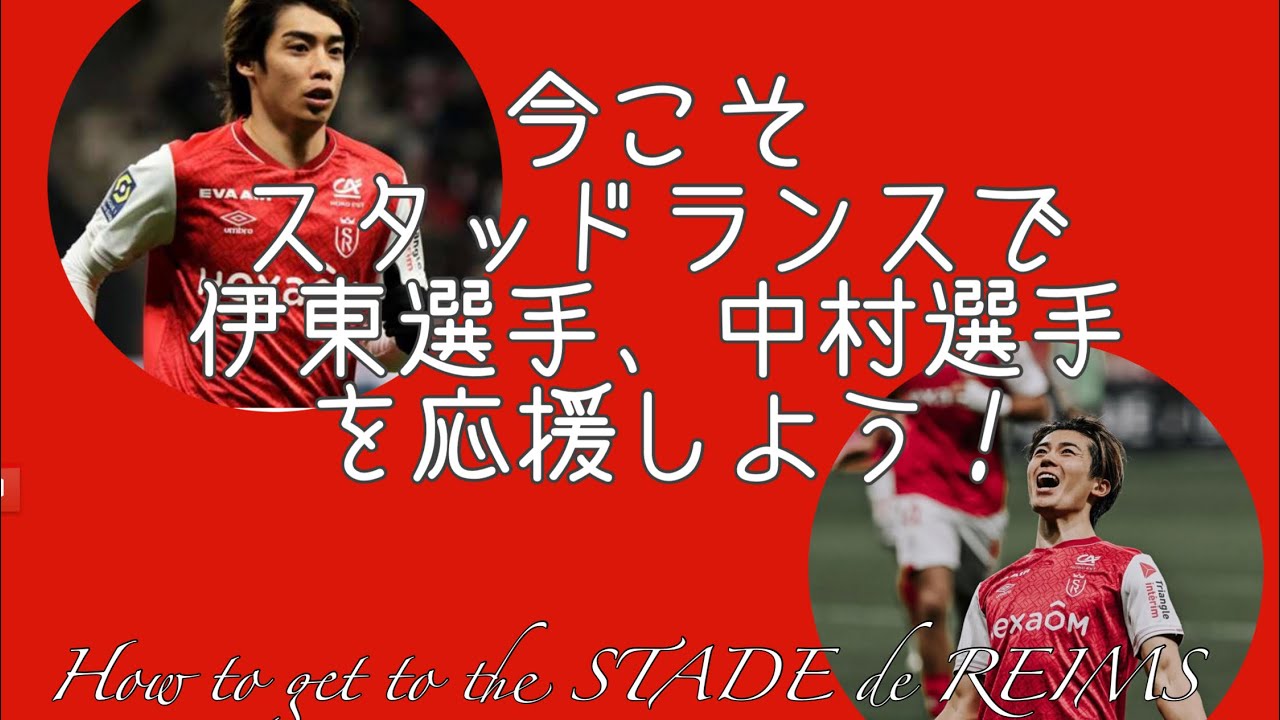 今こそスタッドランスに 伊東純也選手と中村敬斗選手を応援に行こう