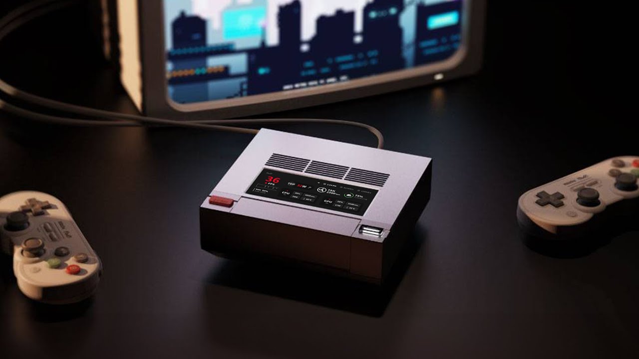 AYANEO AM02:7840HS Retro Mini PC With a 4'' Screen by AYANEO