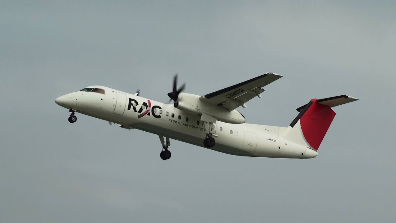 RAC】 ボンバルディアDHC-8-Q300 1:100 JA8936 RAC Ryukyu Air