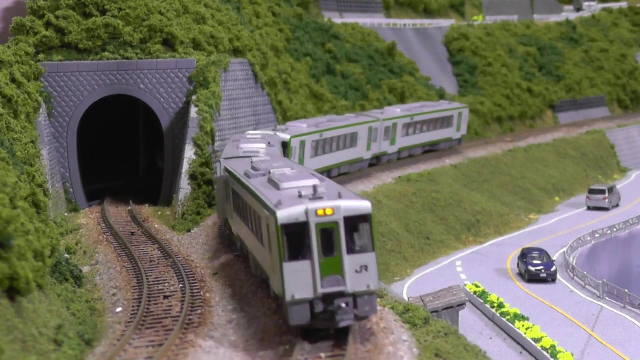 KATO】キハ110系キハ111+112 Nゲージ走行シーン - YouTube