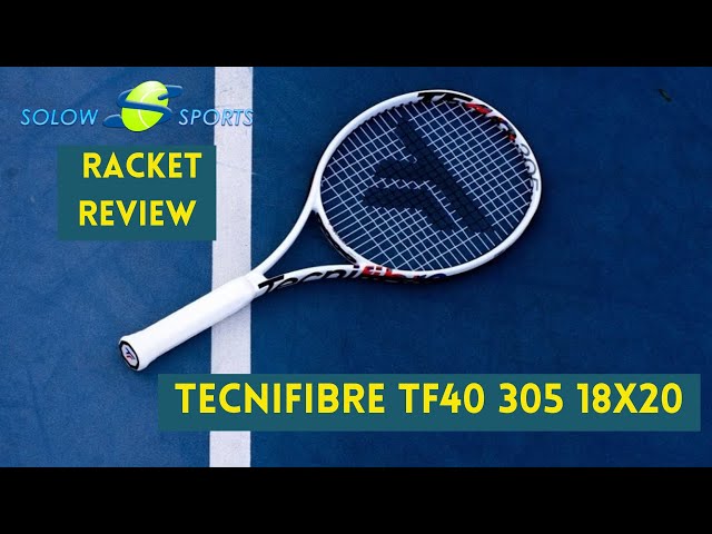 Tecnifibre TF40 305 18x20 Tennis Racket Review - YouTube