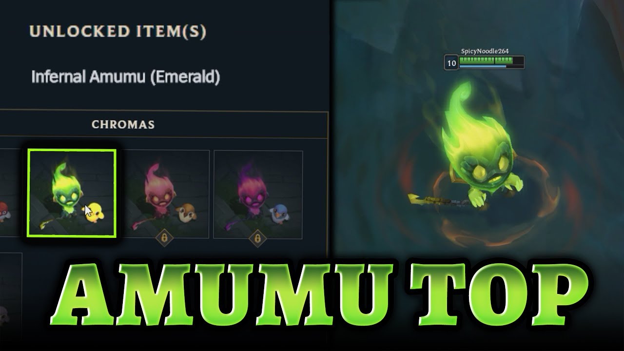 Infernal AMUMU TOP | Rare CHROMA + New Skin | Adventures of