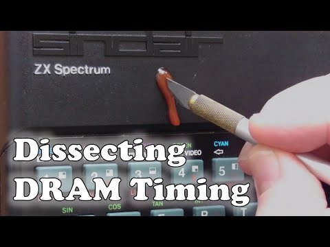 ZX Spectrum DRAM timing explained. - YouTube