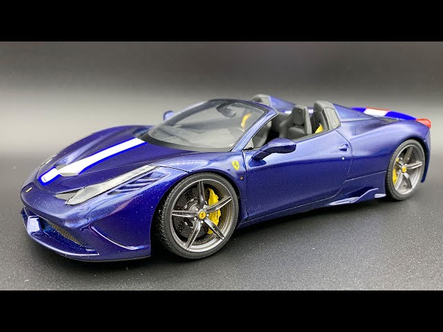 Ferrari 458 Speciale Aperta 1/24 Alpha Model Full Build Step by