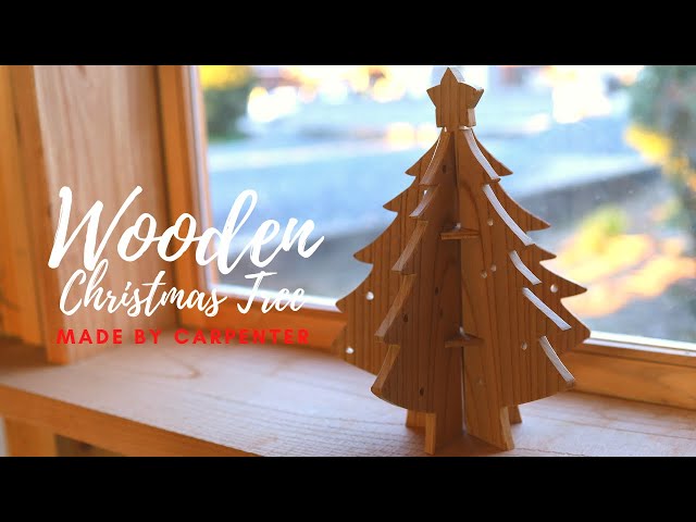 wooden Christmas tree 木製クリスマスツリー - YouTube