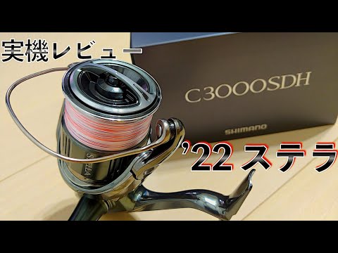 22ステラ最速レビュー] C3000SDH を春イカエギング&怪魚用に購入して