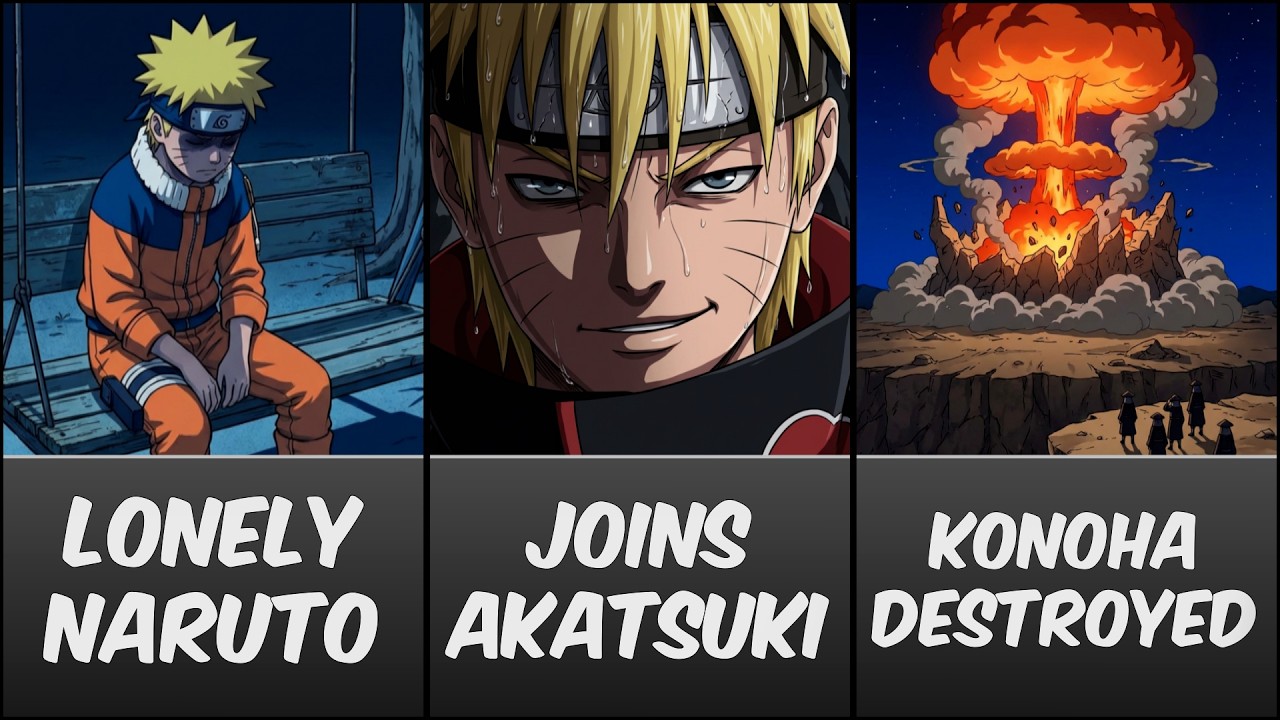 What If Naruto Left Konoha To Join The Akatsuki? - YouTube