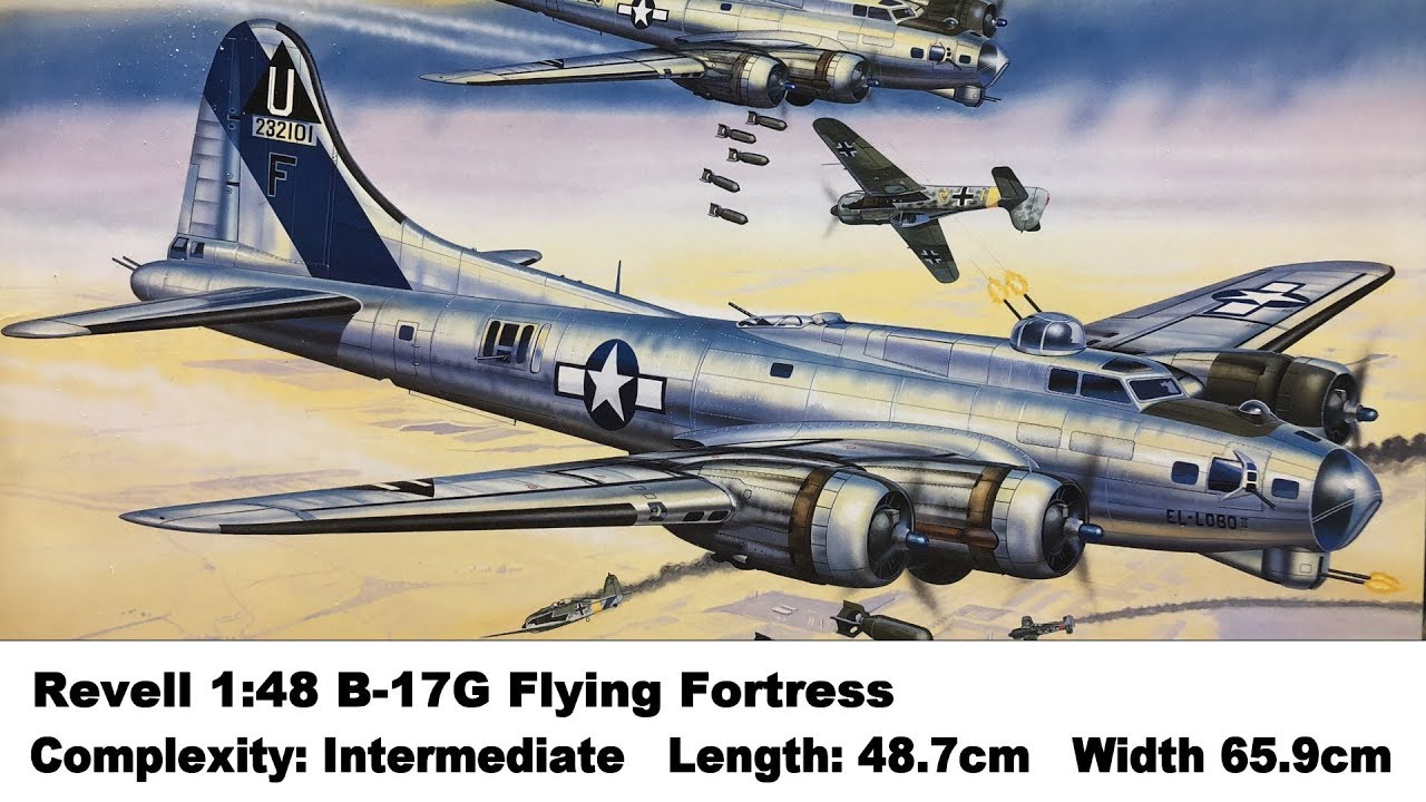 Large Scale! Revell 1:48 B-17G Flying Fortress Kit Review - YouTube