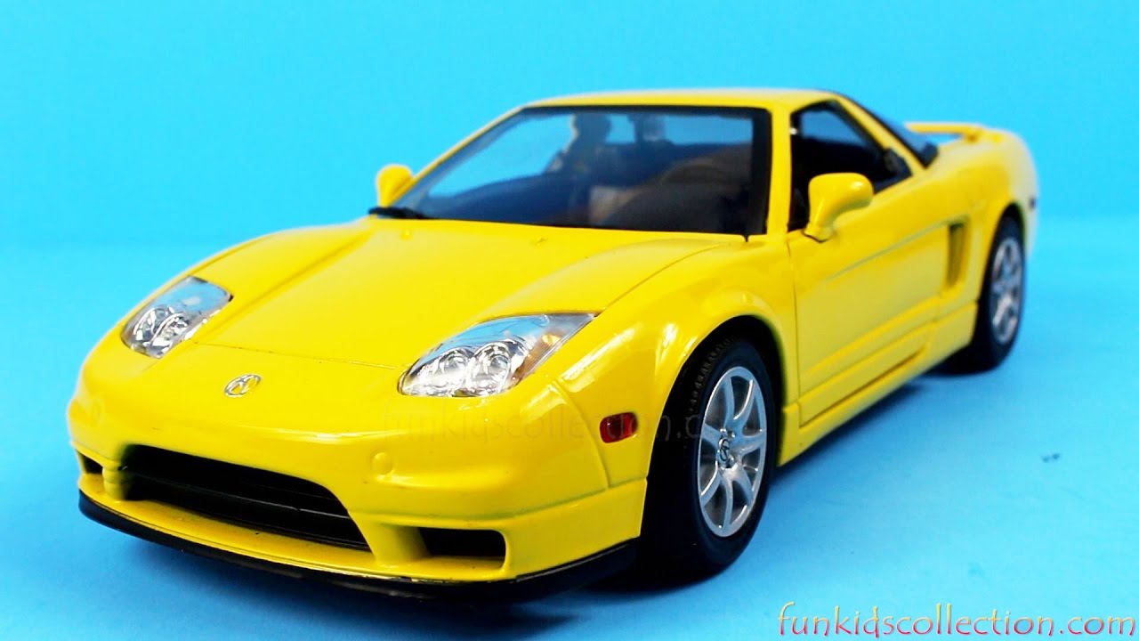 Acura Yellow 2002 NSX Die-Cast 1:18 by Motor Max - YouTube