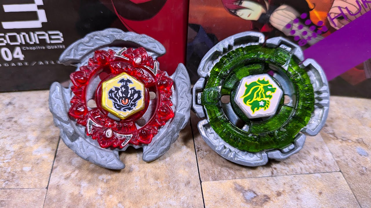 Hell Crown 130FB vs Fang Leone 130W2D | Metal Fight Beyblade