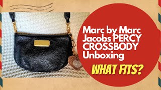 Marc by Marc Jacobs Classic Q PERCY CROSSBODY Unboxing | What Fits