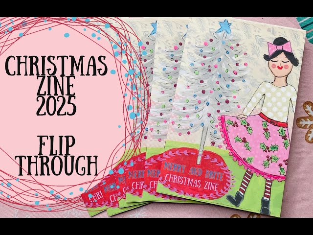 Christmas Zine 2025 Flip-Through - YouTube