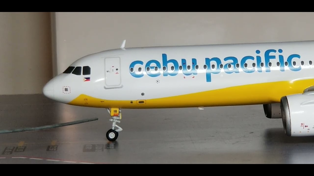 Gemini 200 Cebu Pacific A321NEO Featuring The Sharklets Review(FHD