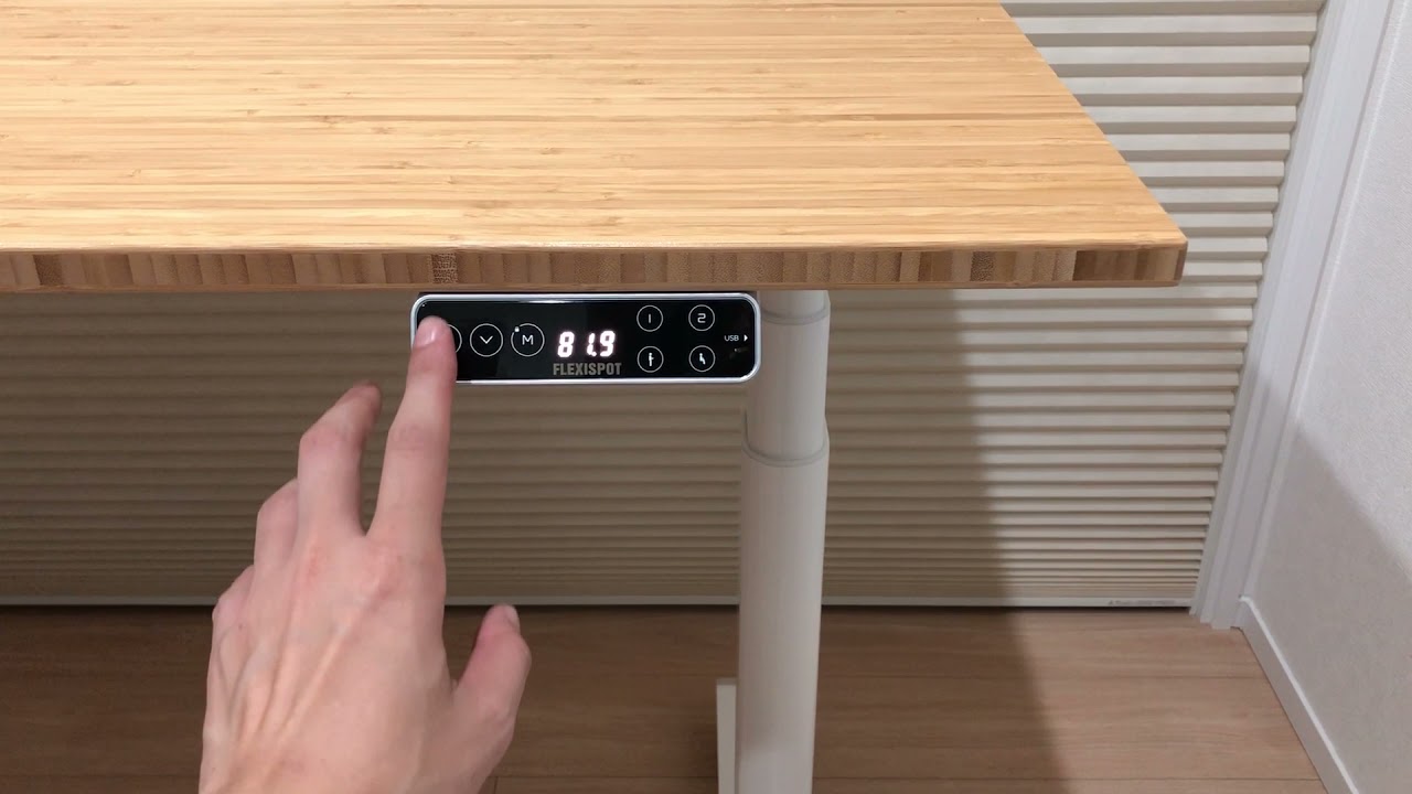 FLEXISPOT『E8 Bamboo』レビュー！天然竹天板が魅力的な電動昇降