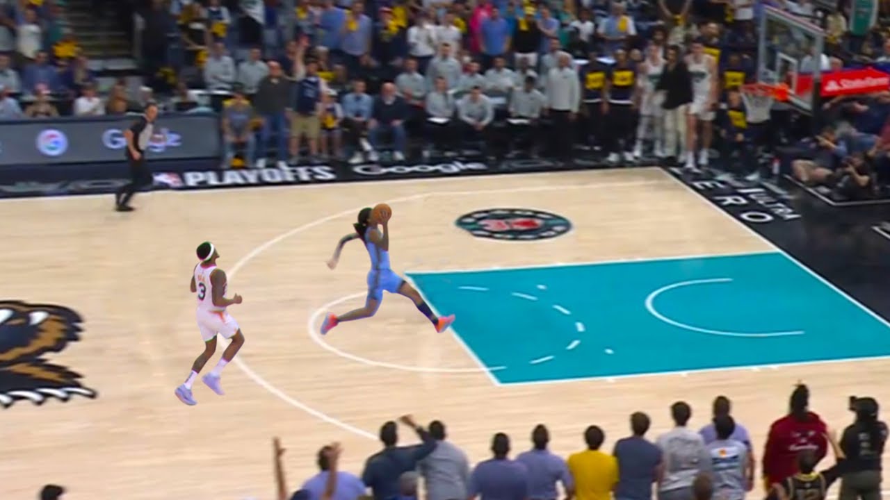 Enterbay Ja Morant Action Figure | Home to Away Jersey Swap