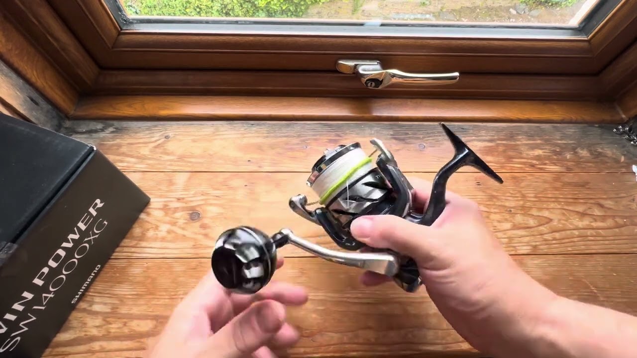 Shimano Twinpower SW14000XG-C, a quick once over - YouTube