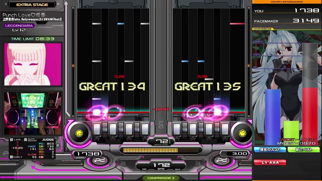 beatmania IIDX 32 Pinky Crush Punch Love♡仮面 DPL - YouTube