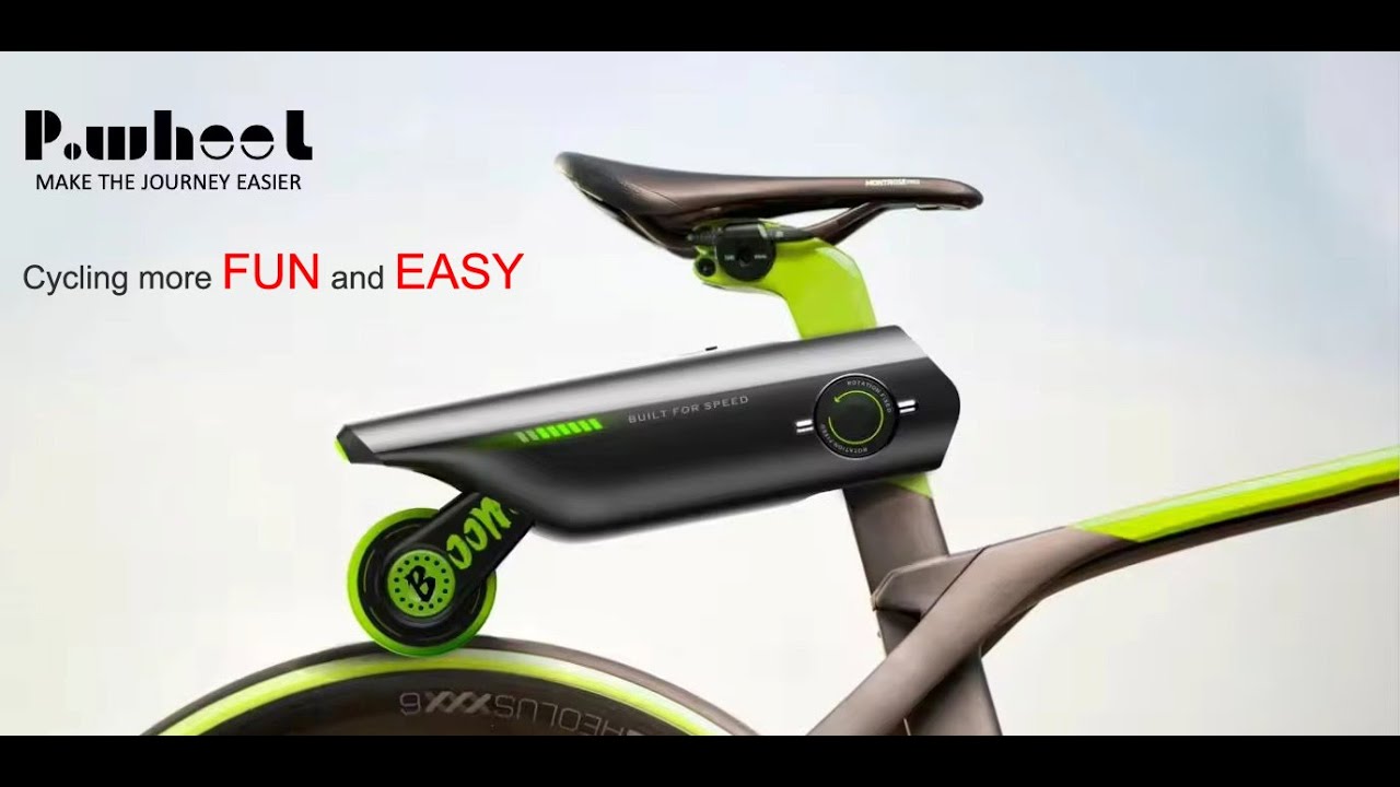 The P.wheel is the world's first mass-produced electric bicycle