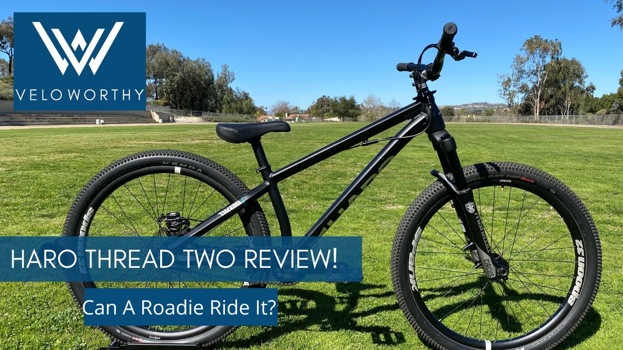 Haro Thread Two Review! Can a Roadie Learn to Ride a Dirt Jump