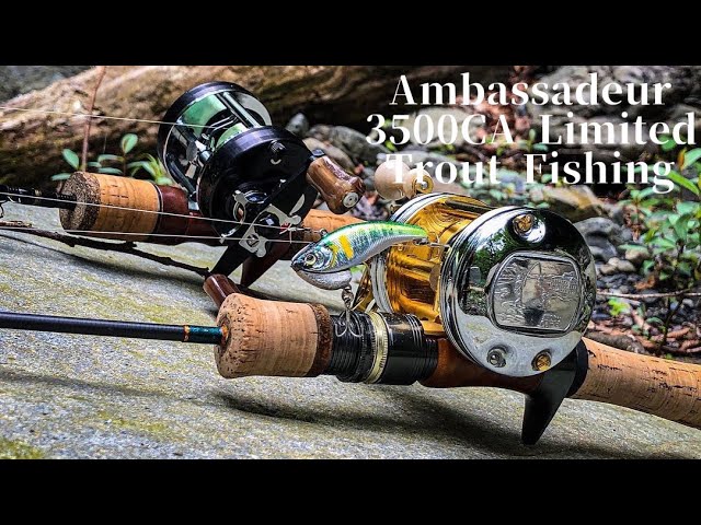 Ambassadeur3500CA Limitedカスタムで渓流ベイトやってみた - YouTube