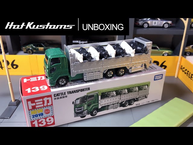Endless Fun With Tomica Isuzu Giga Cattle Transporter - YouTube