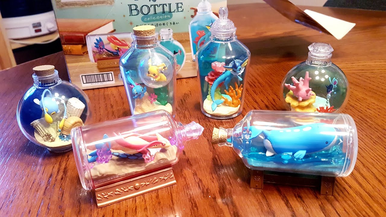 Open & Review: Re-Ment Pokémon Aqua Bottle Collection - YouTube