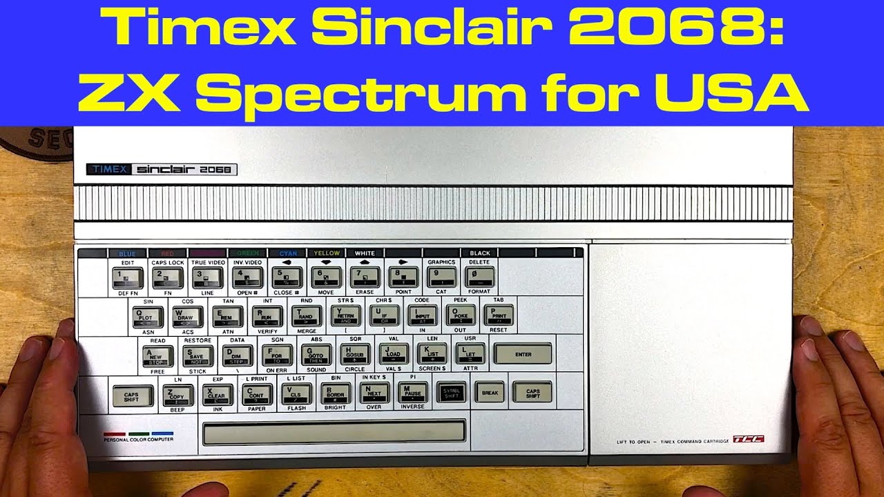ZX Spectrum for USA: Timex Sinclair 2068 / BASIC Type-In - YouTube