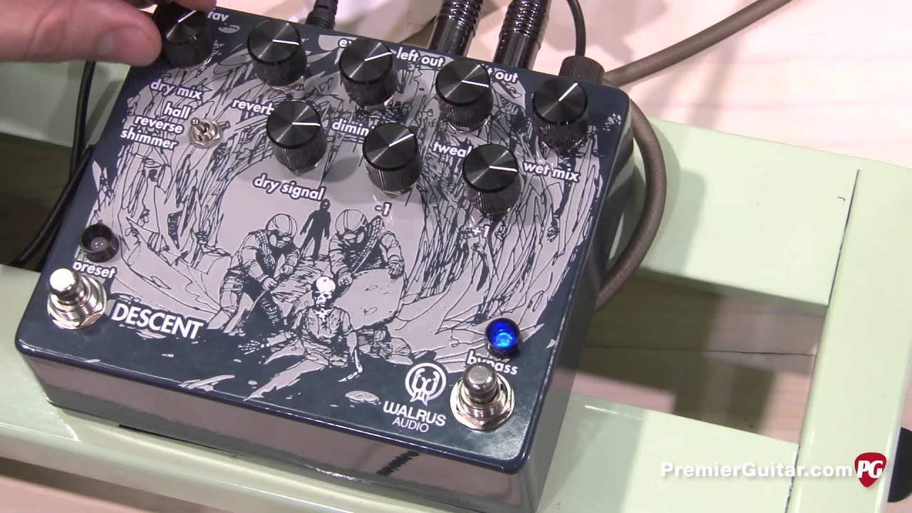 NAMM '14 - Walrus Audio Descent Reverb Demo - YouTube