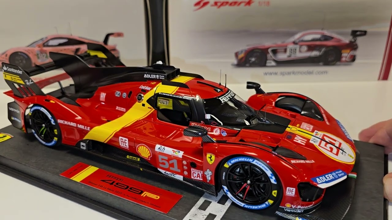 SKY194: 4K | NEW RELEASE! | FERRARI 499P HYPER CAR MODEL 1:18 by