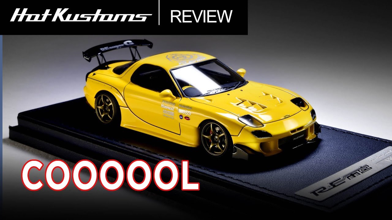 1/43 Ignition Model Mazda RX7 FD3S In Initial D RedSuns Theme