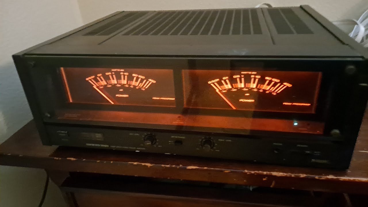 ONKYO integra m-506rs super servo power amp - YouTube