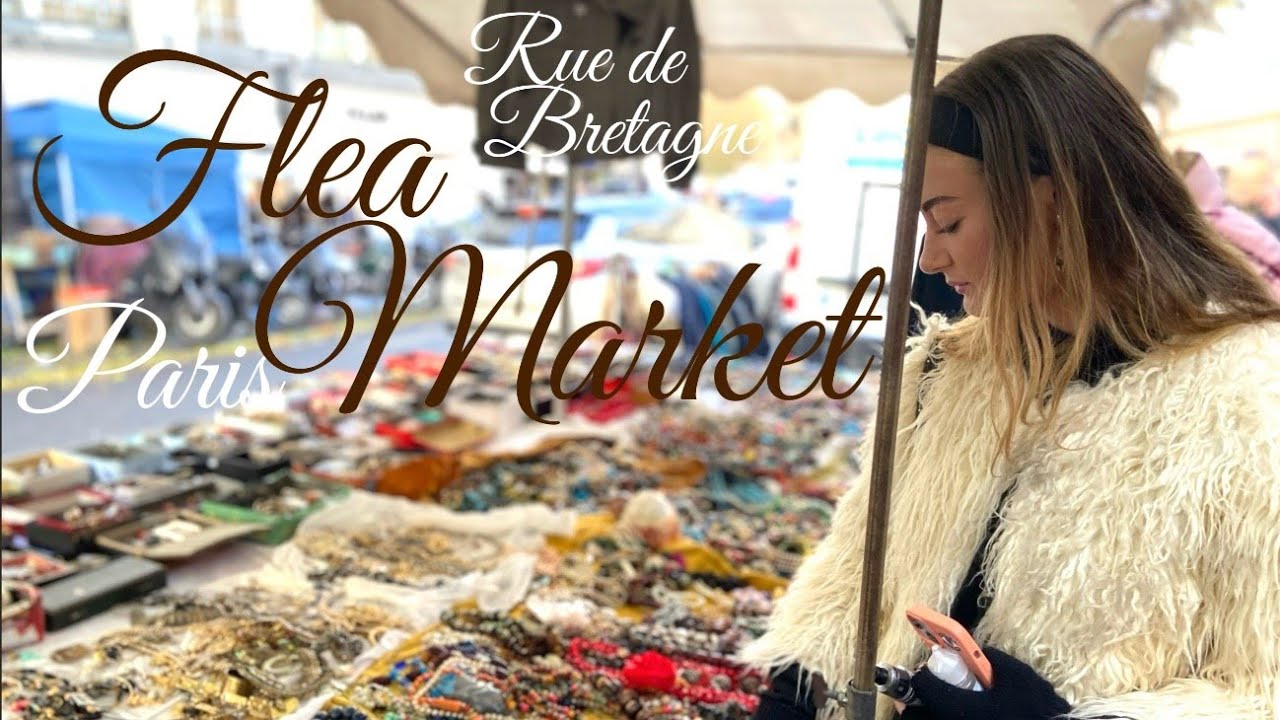 蚤の市】サルグミンヌの花リムが沢山💛/Large Flea Market in Paris
