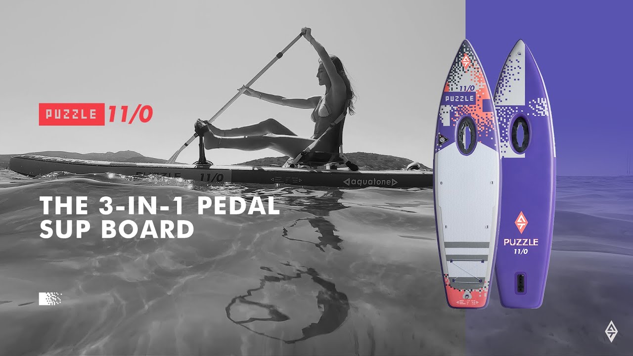 One Board. Three Ways to Ride | aquatone PUZZLE Pedal SUP - YouTube