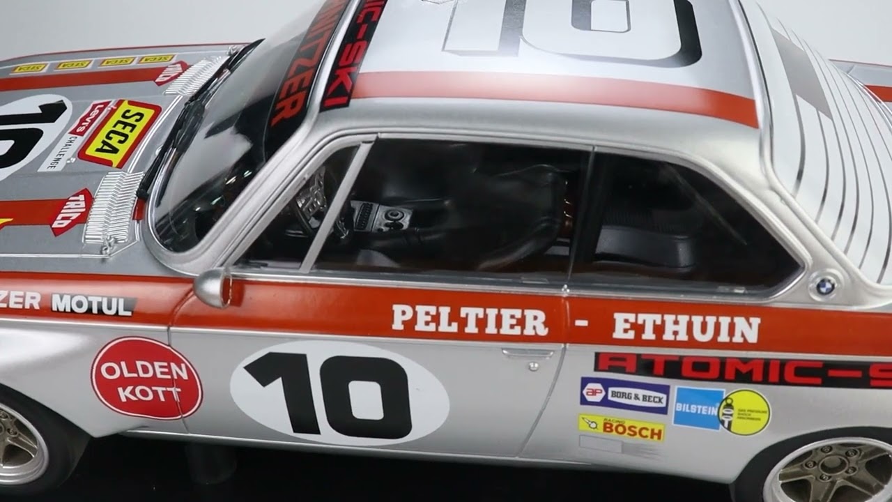 MINICHAMPS 1:18 BMW 2800 CS - FITZPATRICK/PELTIERE/ETHUIN - 24H