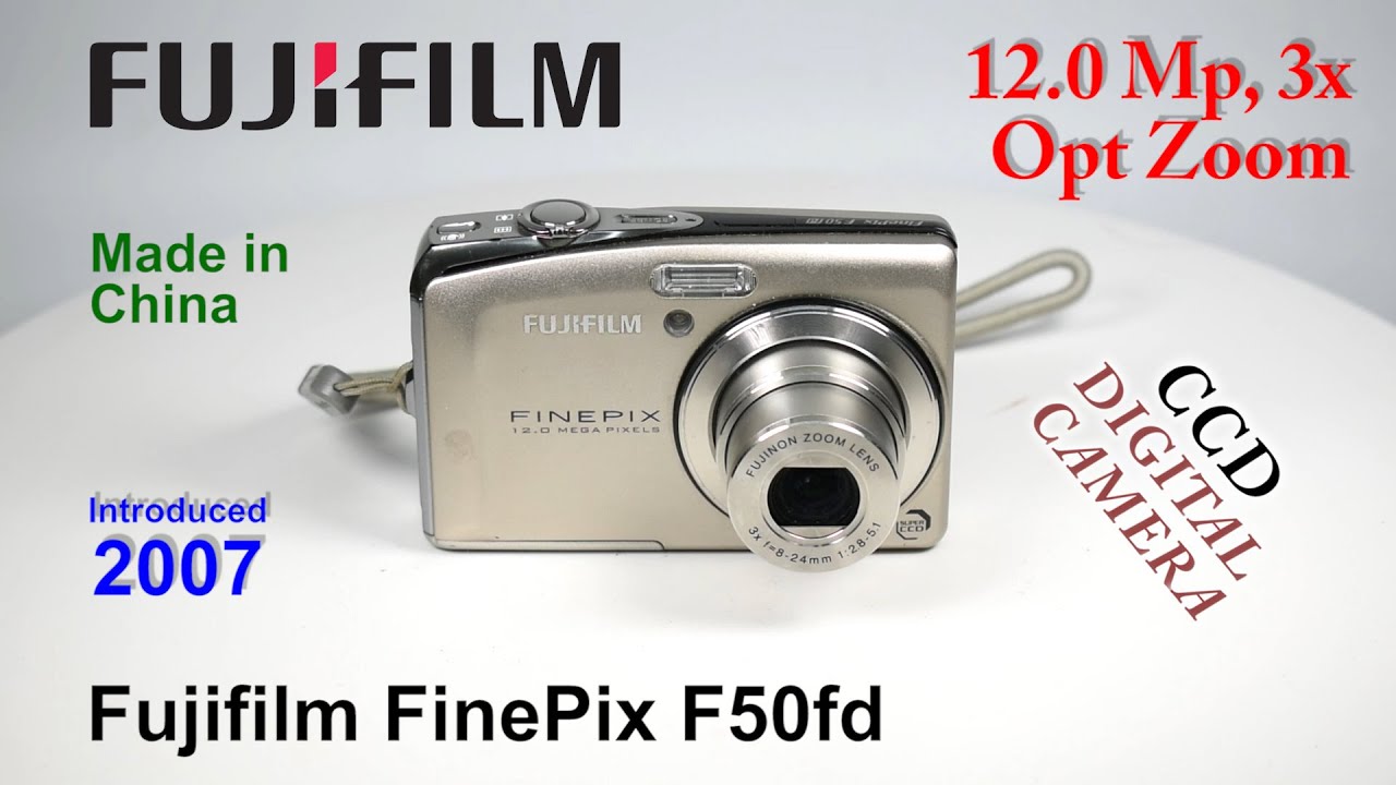 2007 Fujifilm FinePix F50fd - CCD Digital Camera - YouTube