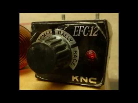 当時物パーツ フラッシャーコントローラー ハイフラ EFC-12 作動の様子