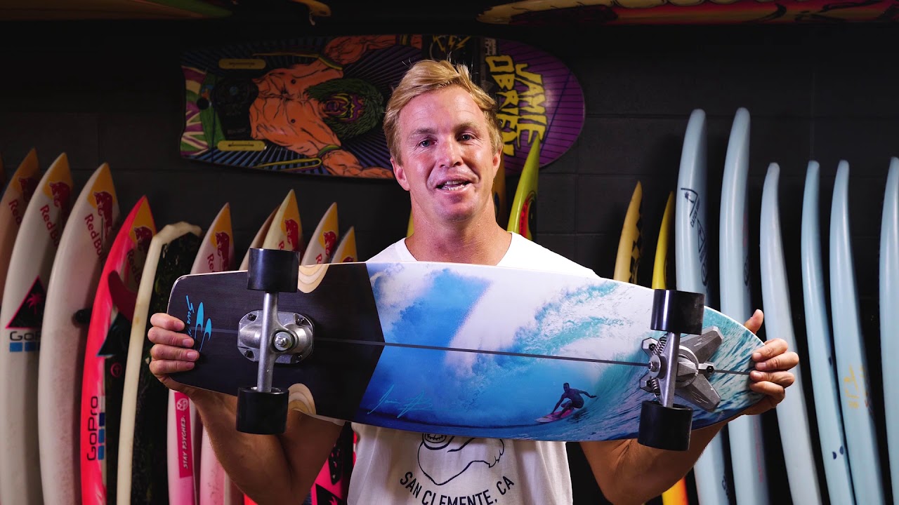New Jamie O'Brien Swelltech Surfskate Model - YouTube