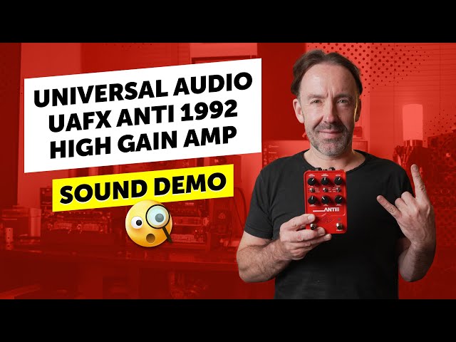 Universal Audio UAFX ANTI 1992 High Gain Amp | Peavey 5150 in a