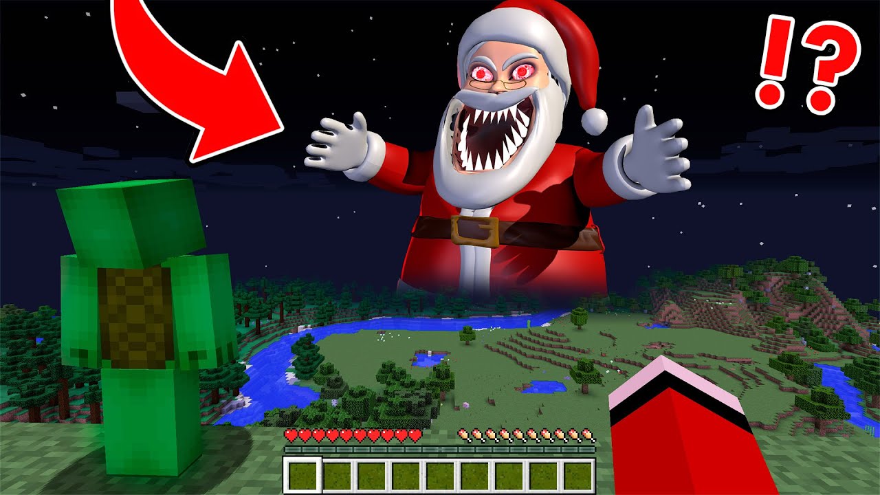 Zenichi and Mikey took a scary photo of Santa on a hidden camera