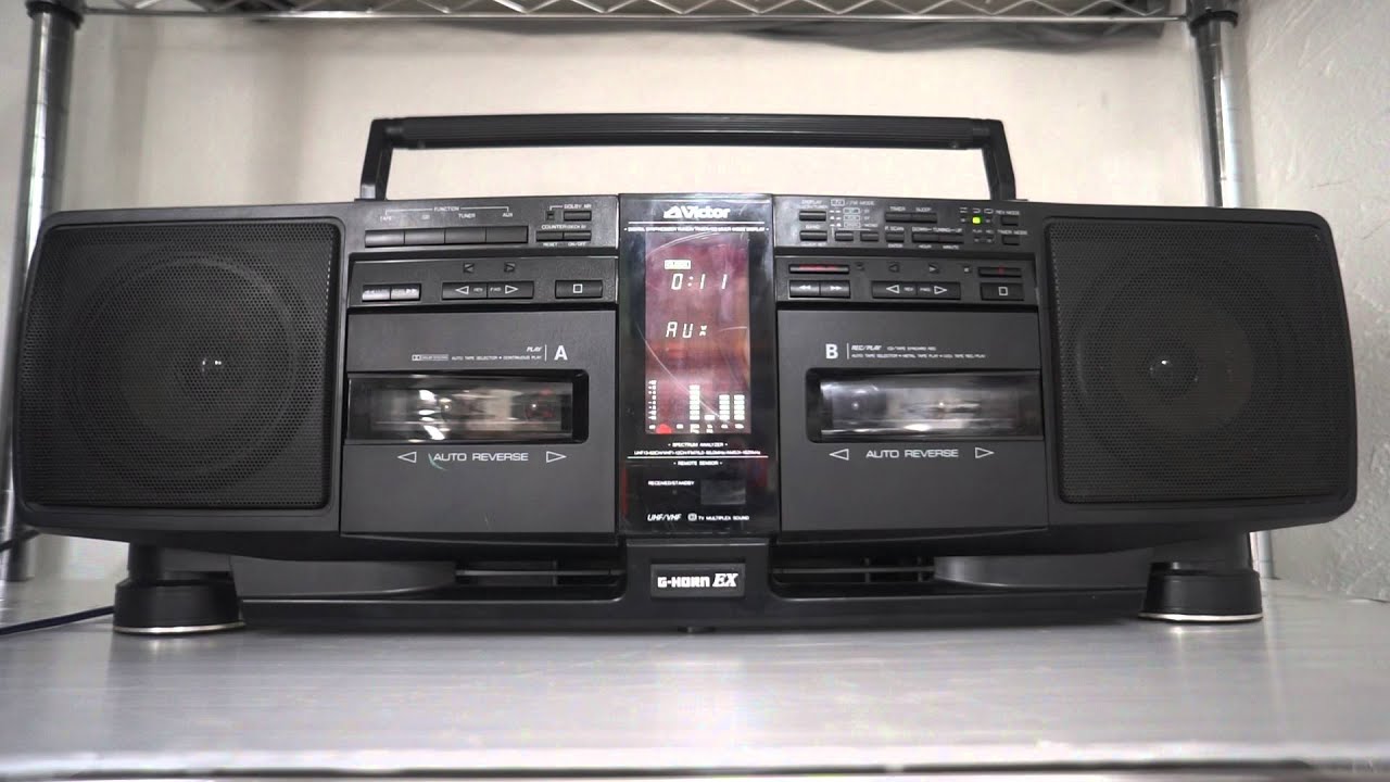 ビクター G-HORN/ラジカセ CDポータブルシステム RC-X90 ジャンク