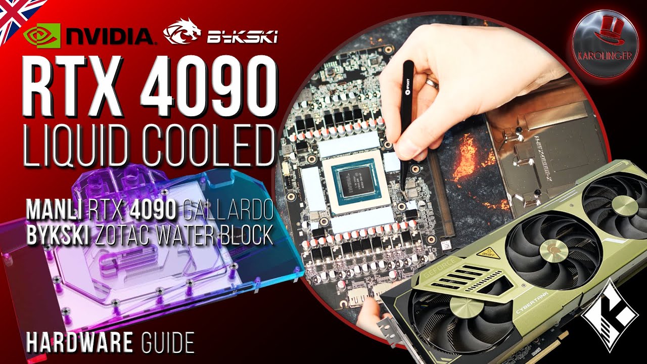 Manli Nvidia Geforce RTX 4090 Gallardo Custom water cooling: GPU