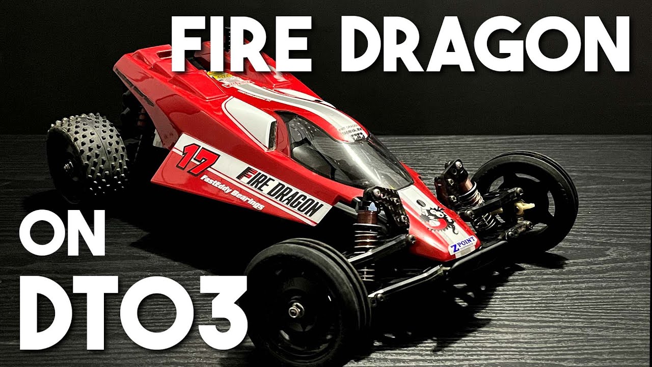 DT03 に ファイヤードラゴン ボディ 載せてみた。Tamiya Fire Dragon